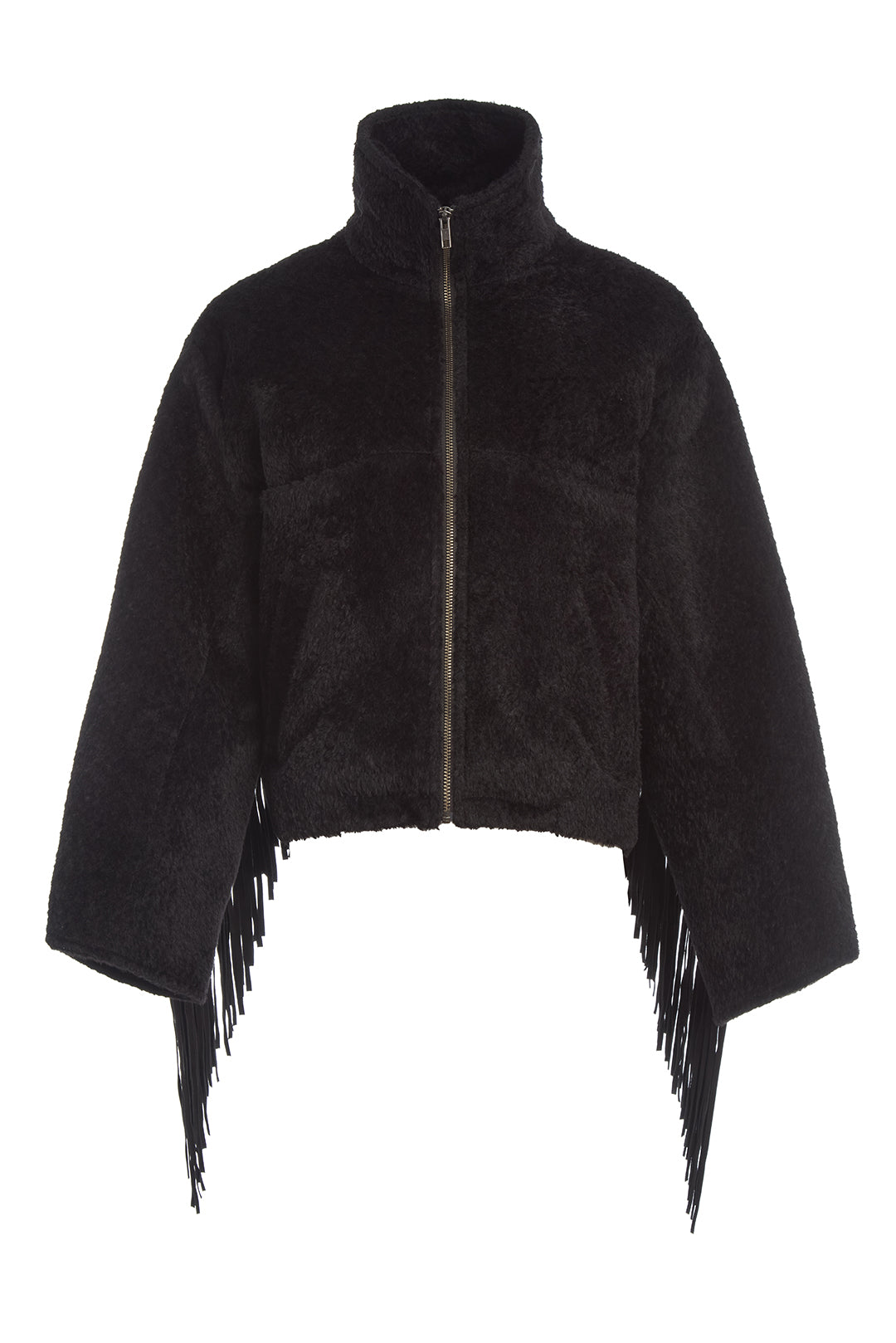 Alpaca Fringe Cropped Archer
