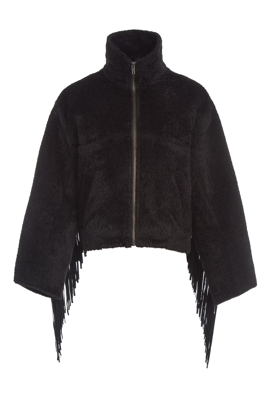 Alpaca Fringe Cropped Archer