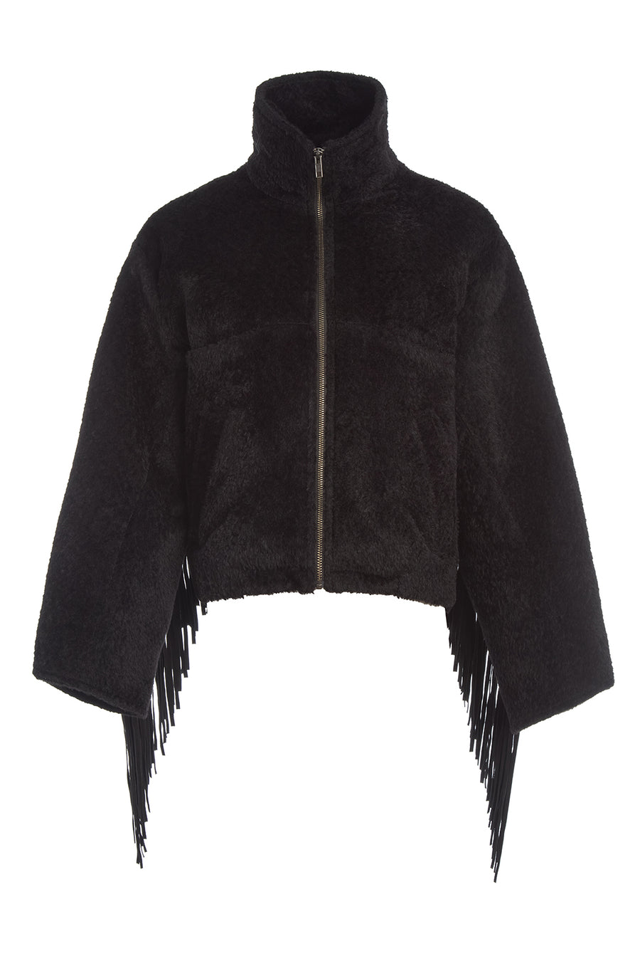 Alpaca Fringe Cropped Archer