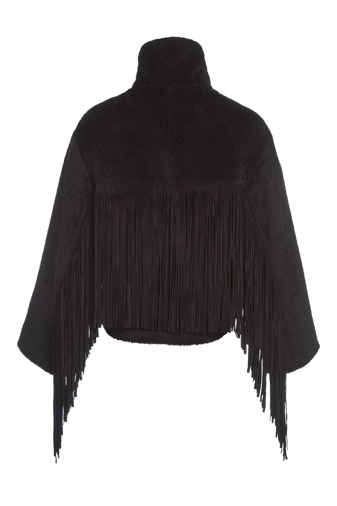 Alpaca Fringe Cropped Archer
