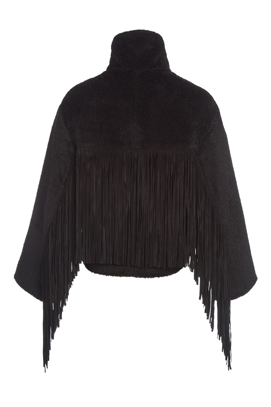 Alpaca Fringe Cropped Archer