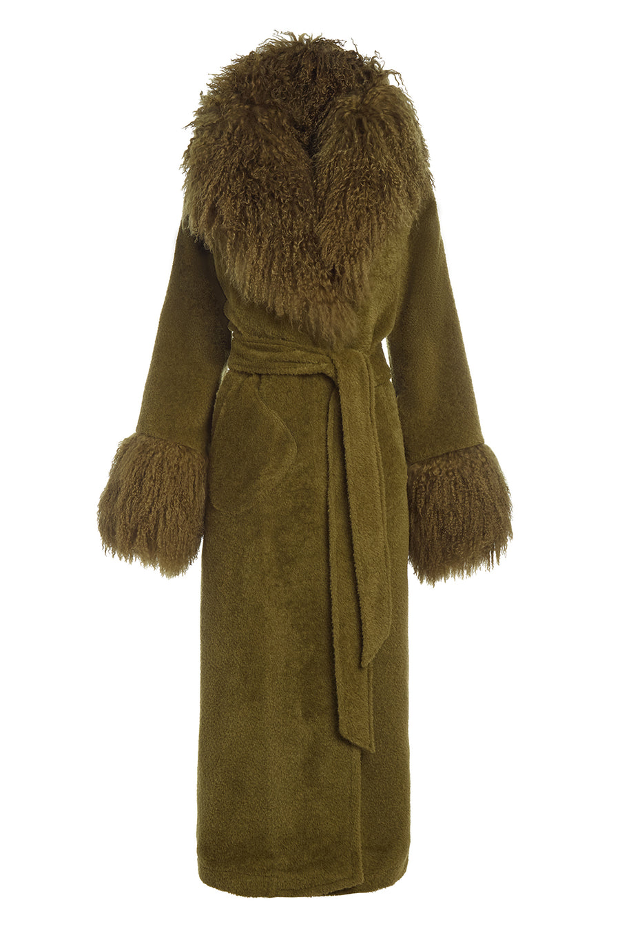 Alpaca Shearling Duster