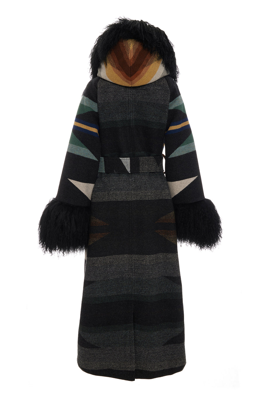 Wyeth Trail Oxford  Shearling Duster, view 2