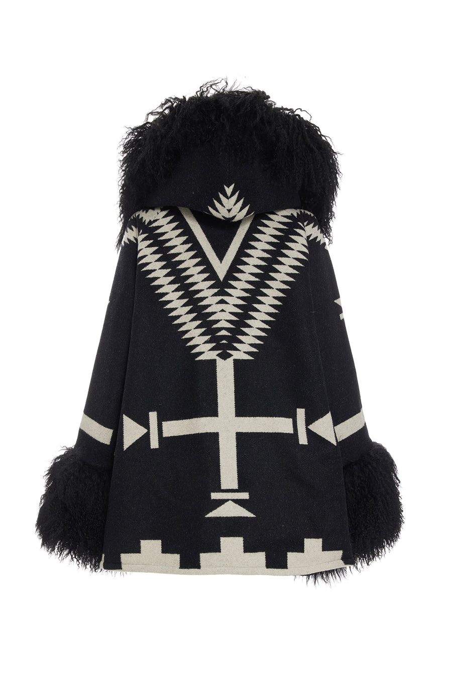 Los Ojos Shearling Cloak