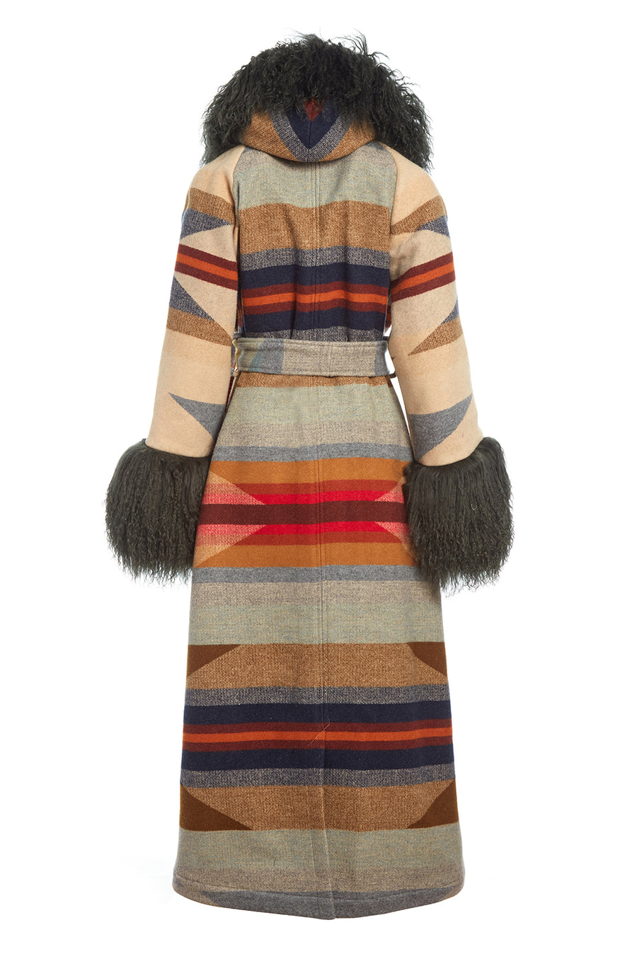 Wyeth Trail Shearling Duster, view 2