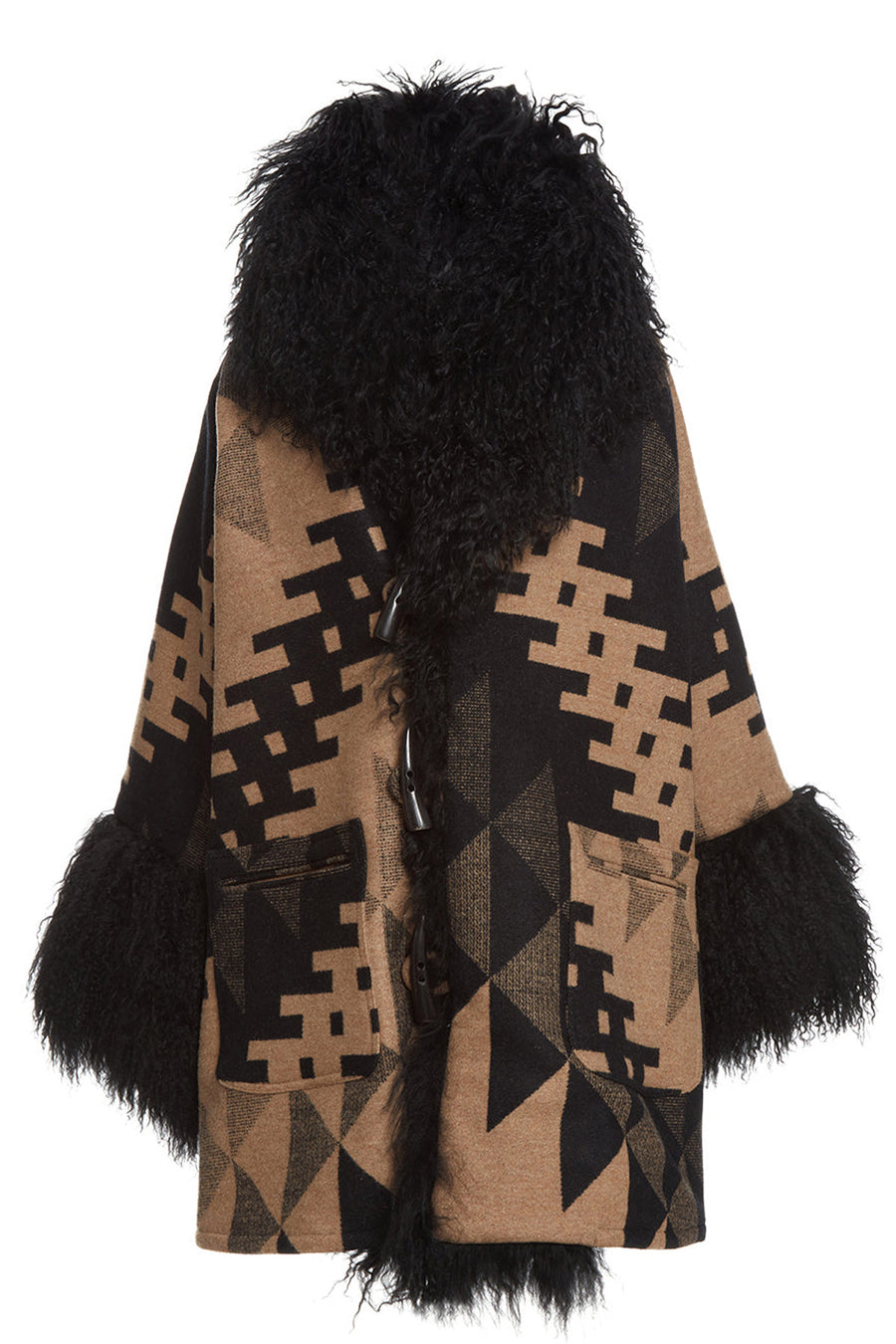 Thunderbird Riddler Unisex Shearling Cloak