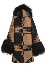 Thunderbird Riddler Unisex Shearling Cloak