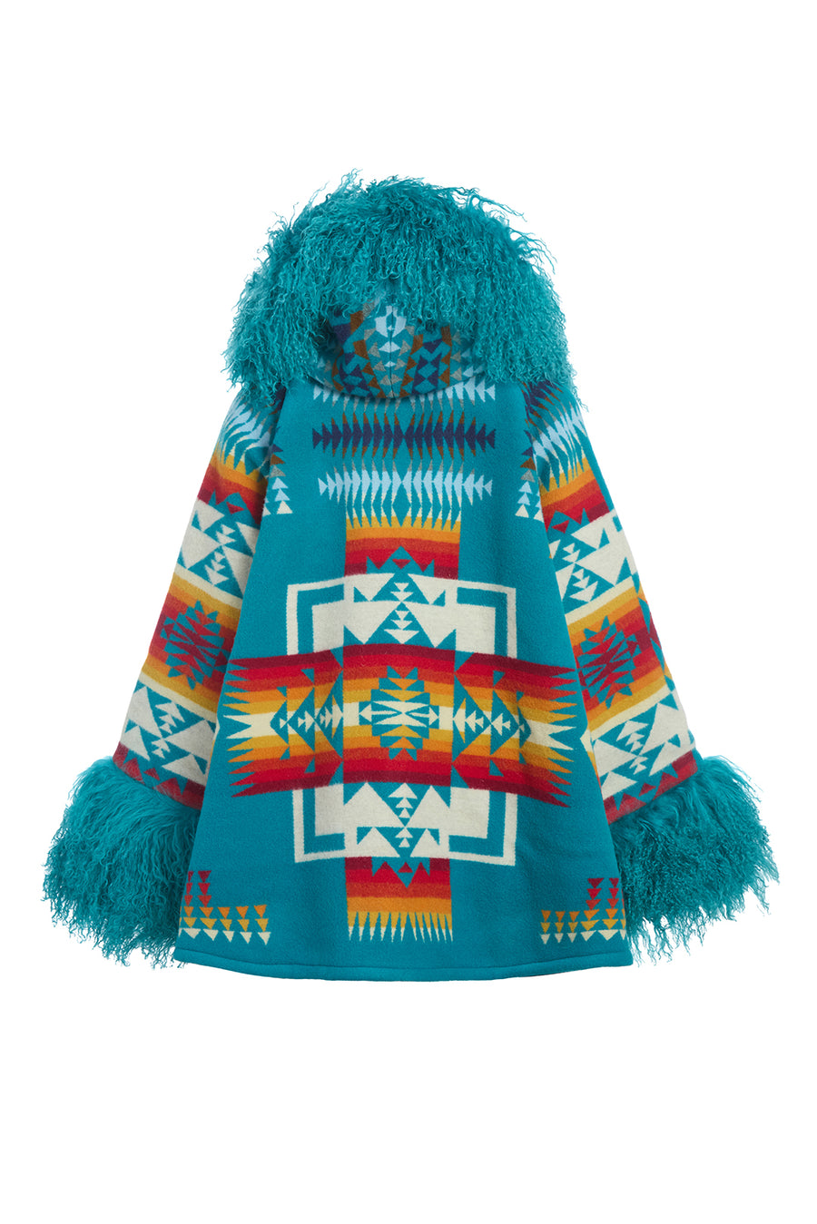 Chief Joseph Shearling Cloak, view 2
