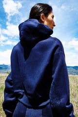 Navy Pull Over Hoodie