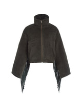 Alpaca Fringe Cropped Archer