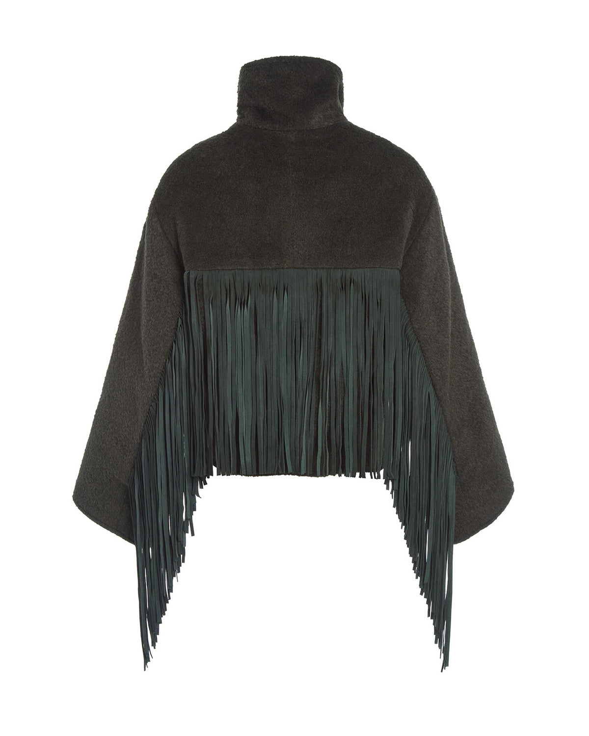 Alpaca Fringe Cropped Archer