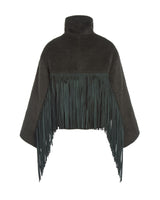 Alpaca Fringe Cropped Archer