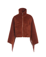 Alpaca Fringe Cropped Archer
