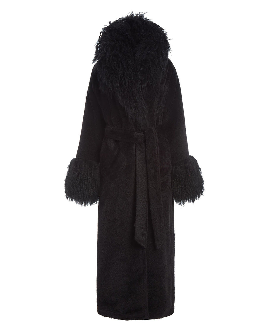 Alpaca Shearling Duster, view 2