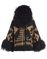Basket Maker Shearling Cloak