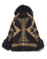 Basket Maker Shearling Cloak