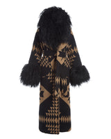 Basket Maker Shearling Duster