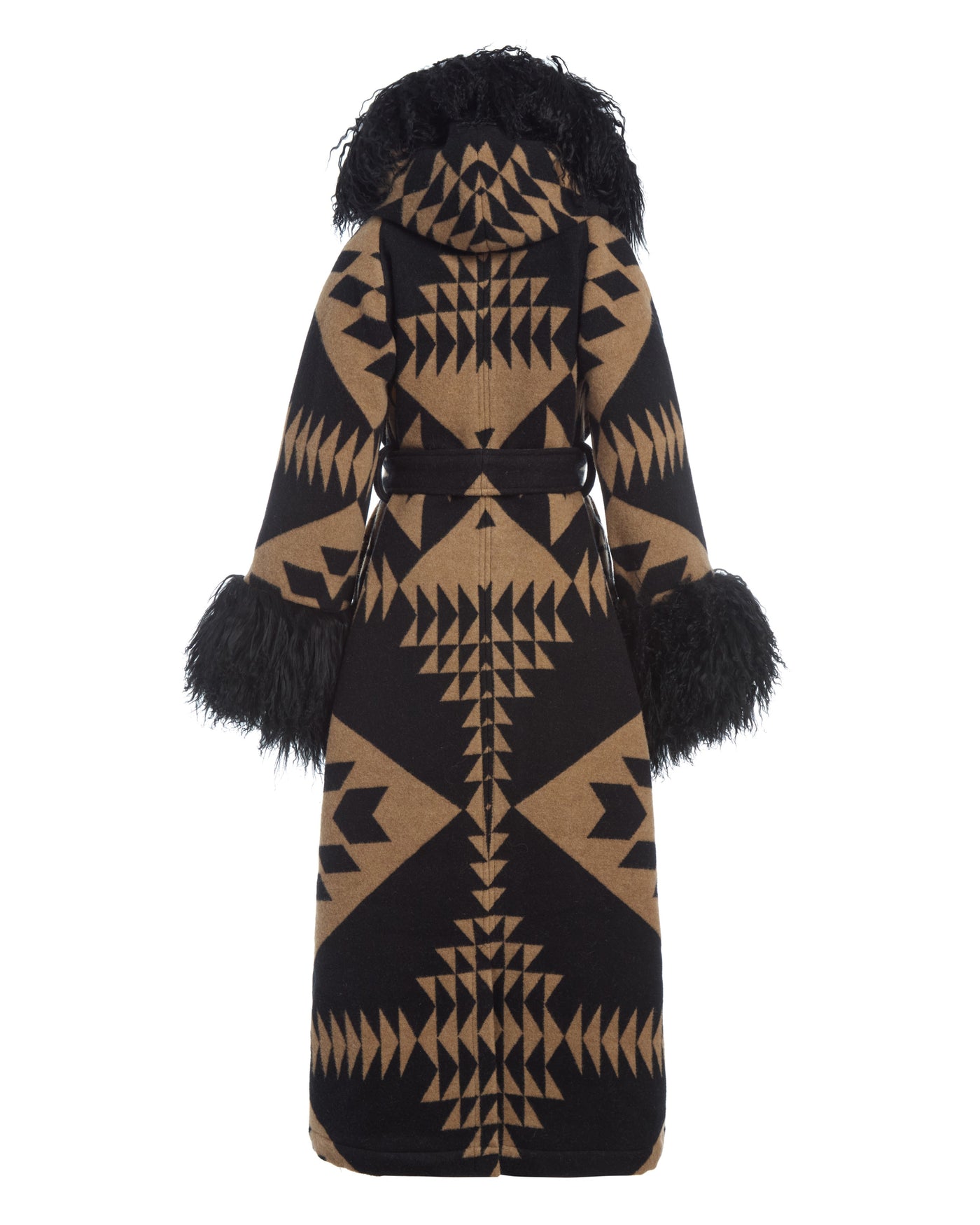Basket Maker Shearling Duster