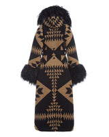 Basket Maker Shearling Duster