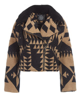 Basket Maker Shearling Collar Vera Aviator