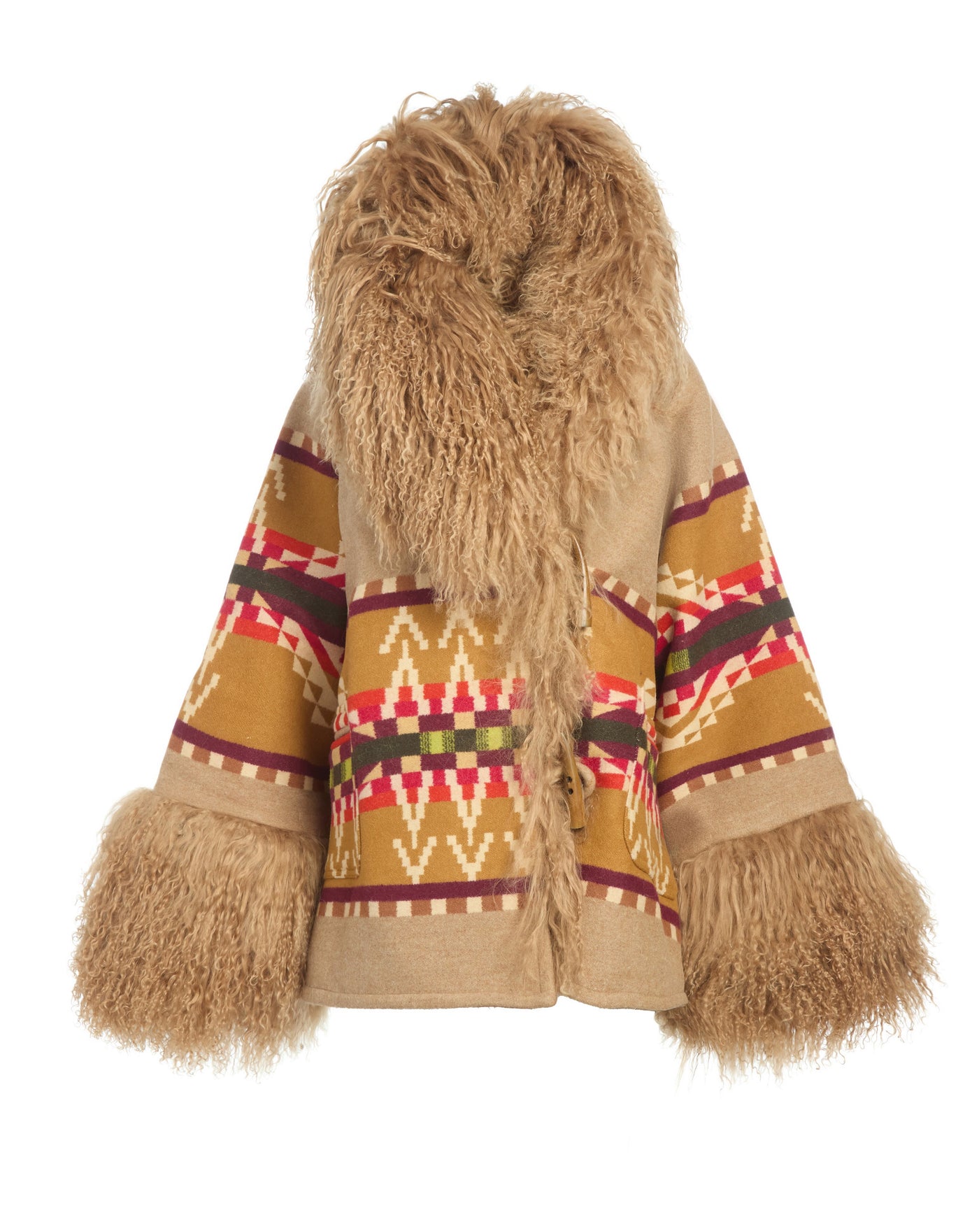 Beacon Rock Shearling Cloak