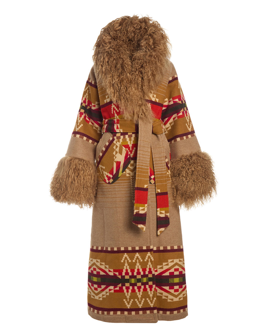 Beacon Rock Shearling Duster, view 2