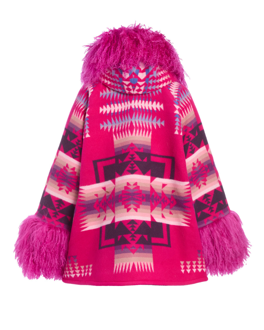 Chief Joseph Shearling Cloak, view 2