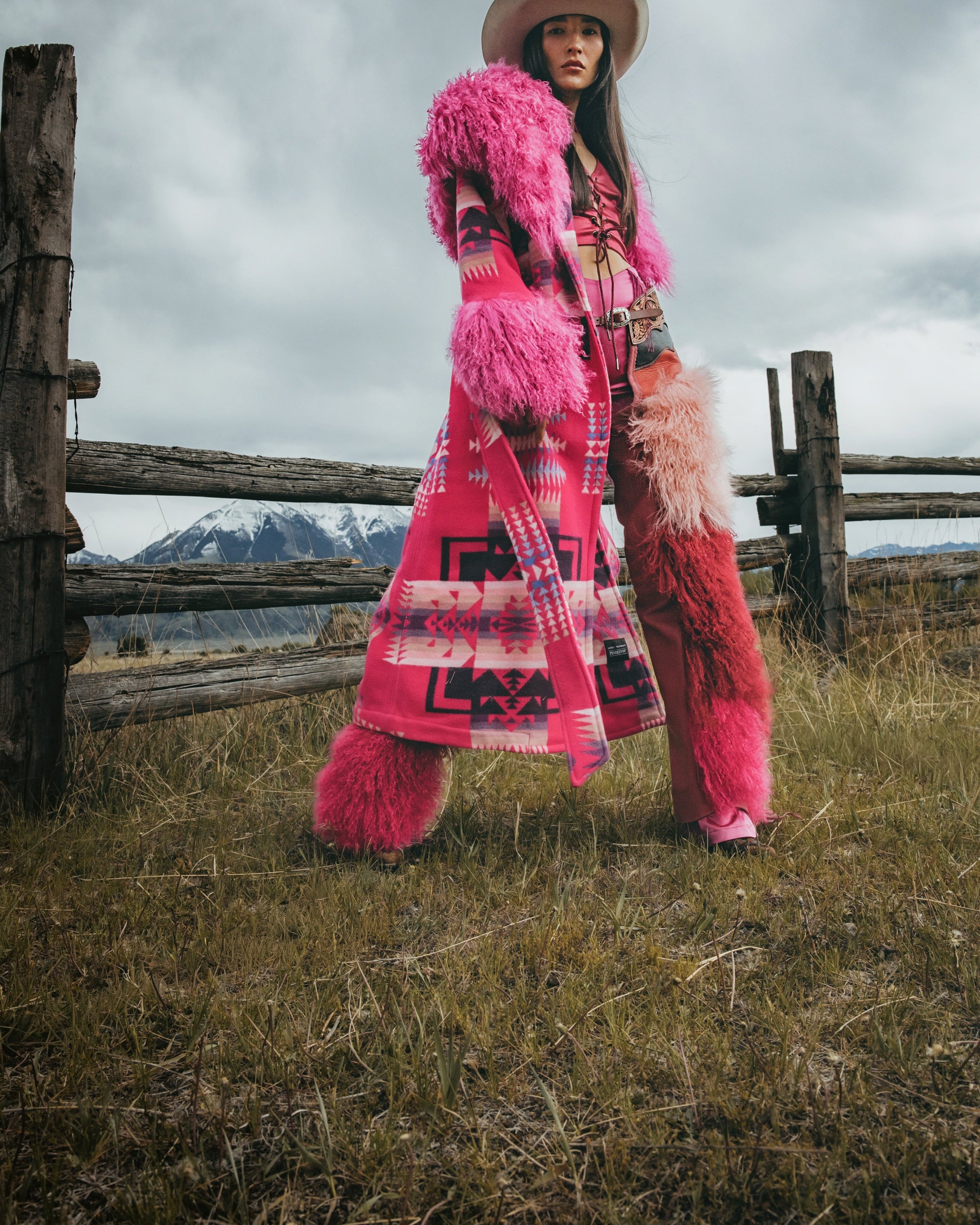 Chief Joseph Shearling Duster