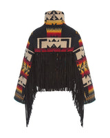 Chief Joseph Fringe Black Cropped Archer