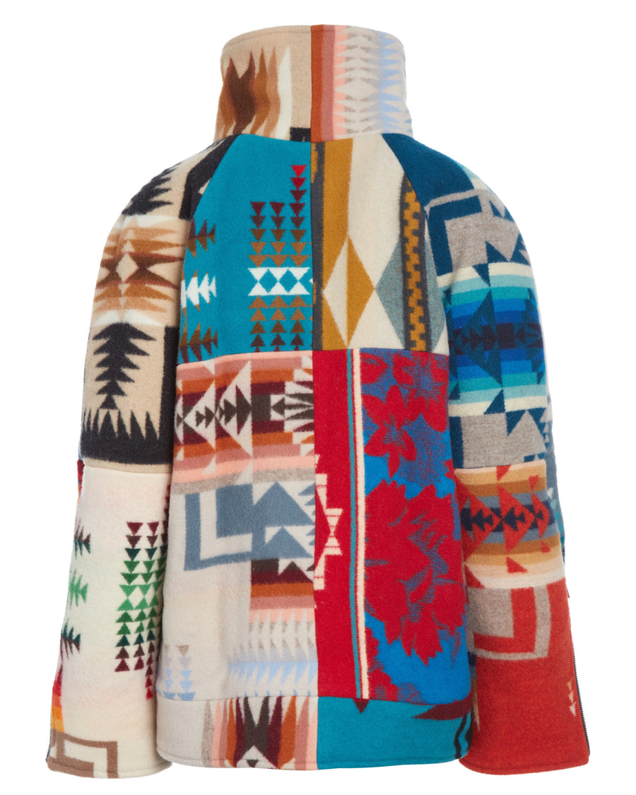 Chief Joseph Patchwork Buck Love Bomber, view 2