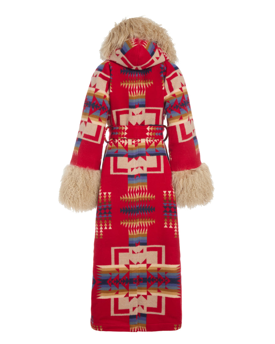 Chief Joseph Shearling Duster, view 2