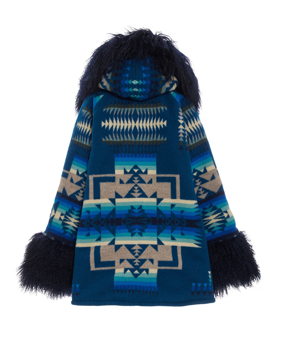 Chief Joseph Shearling Cloak, view 2