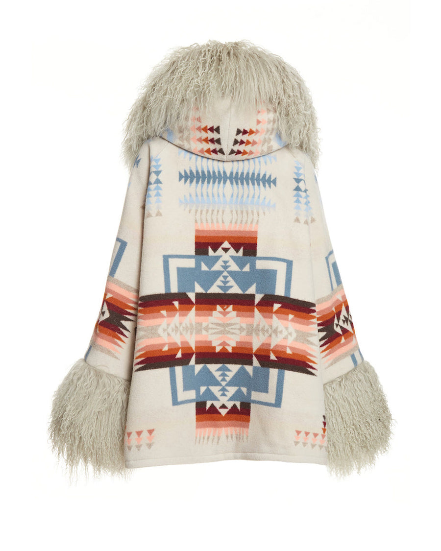 Chief Joseph Shearling Cloak, view 2
