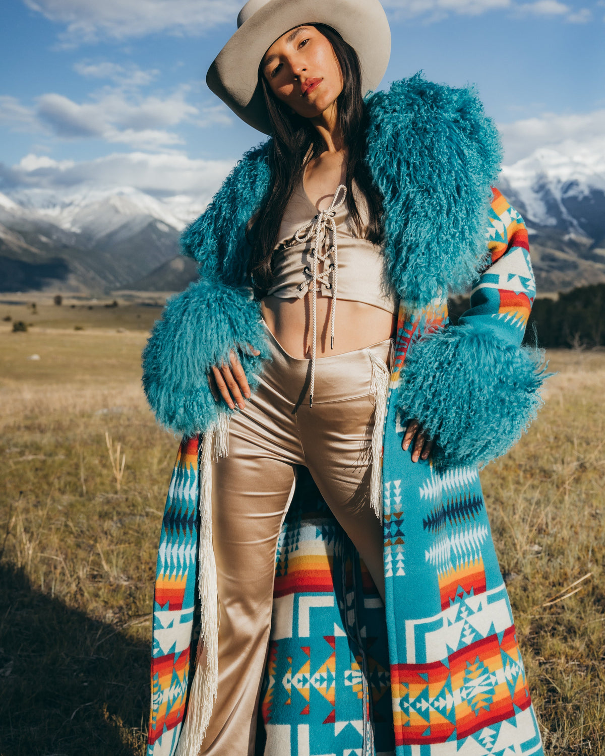 Chief Joseph Shearling Duster