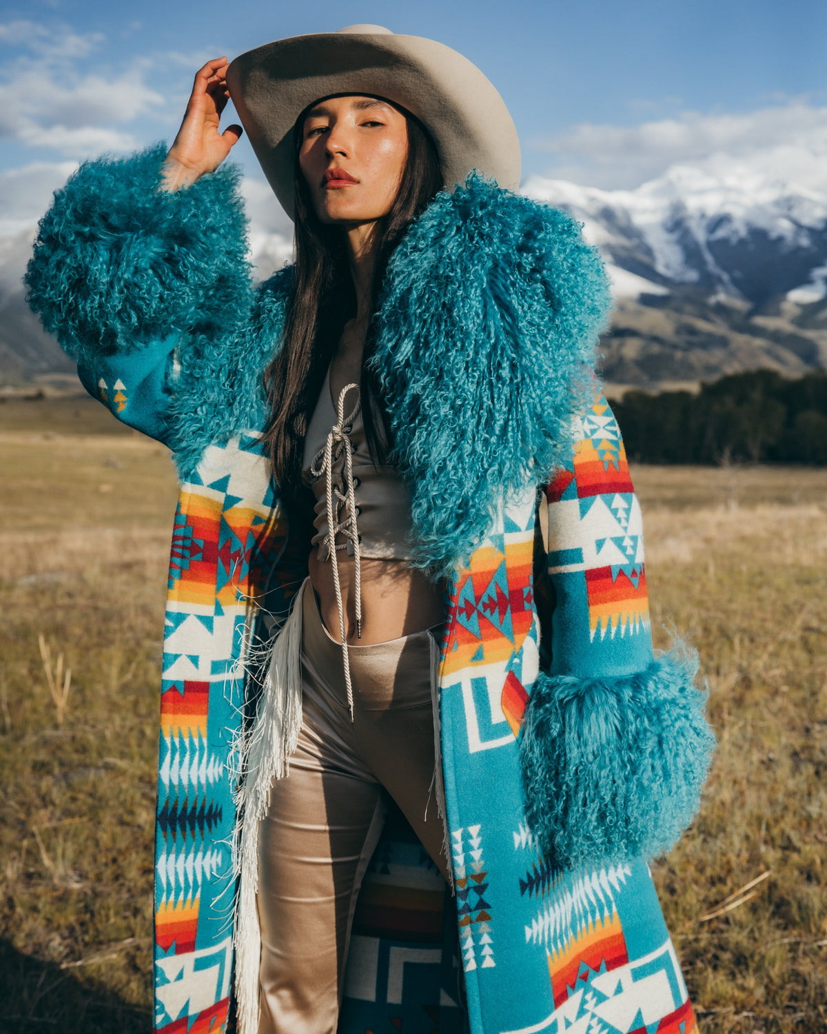 Chief Joseph Shearling Duster