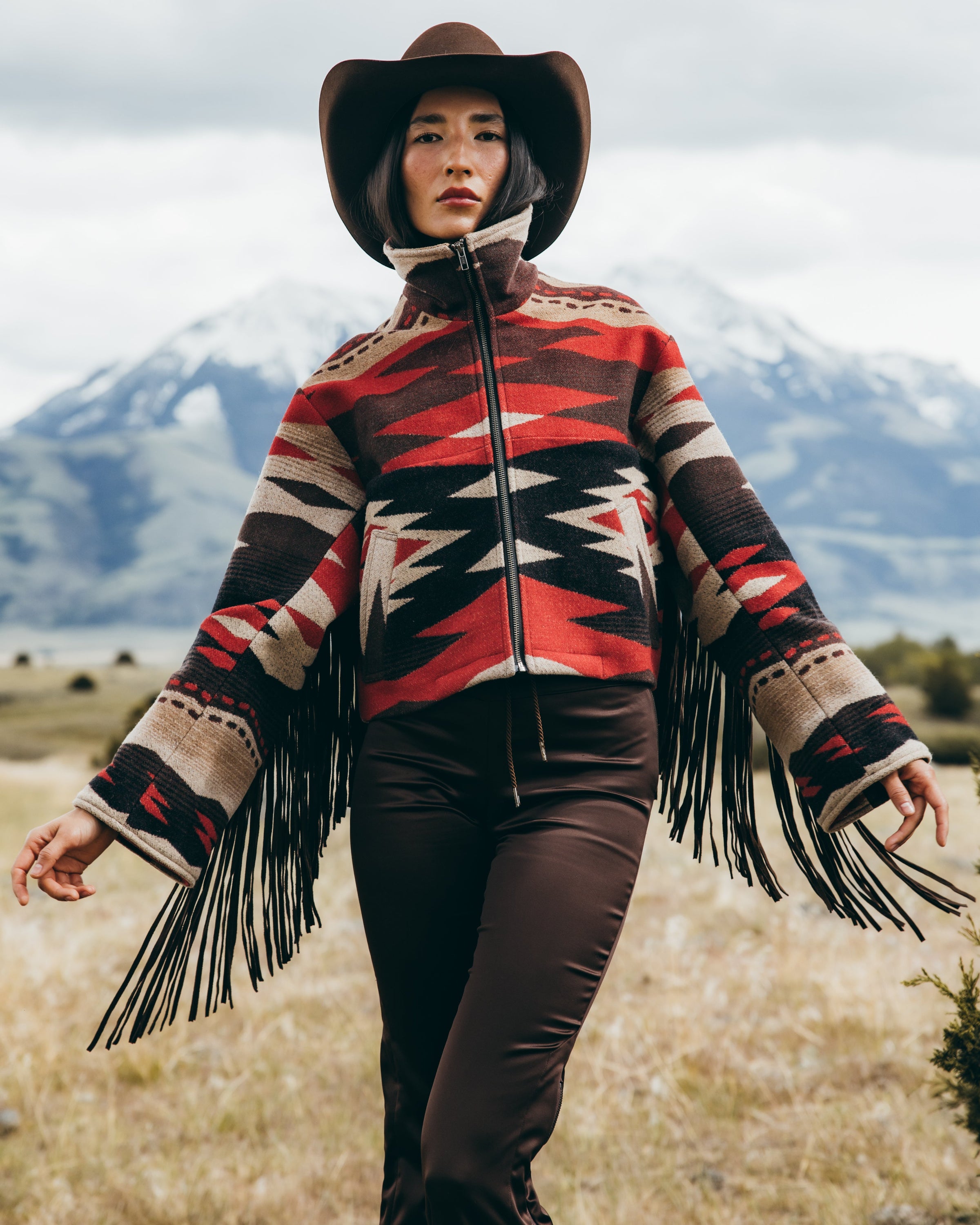 Crown Point Fringe Cropped Archer