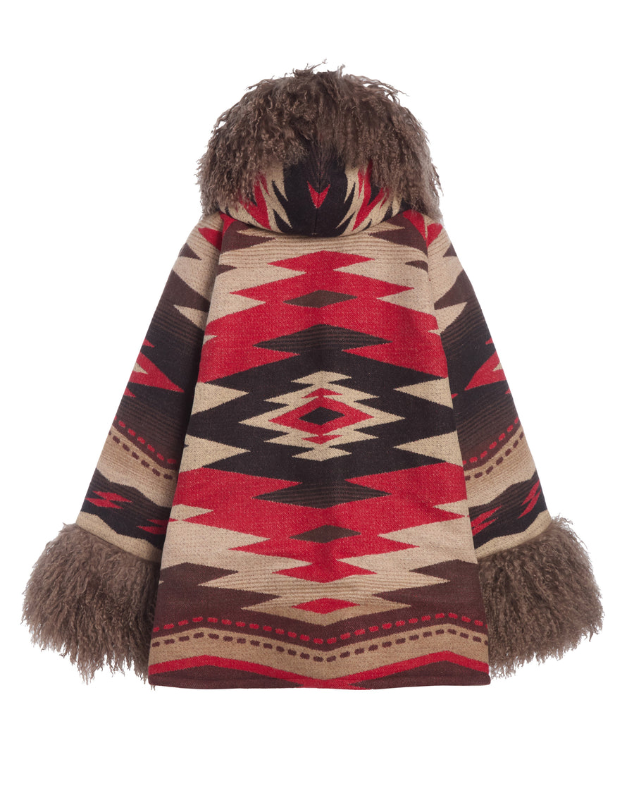 Crown Point Shearling Cloak, view 2