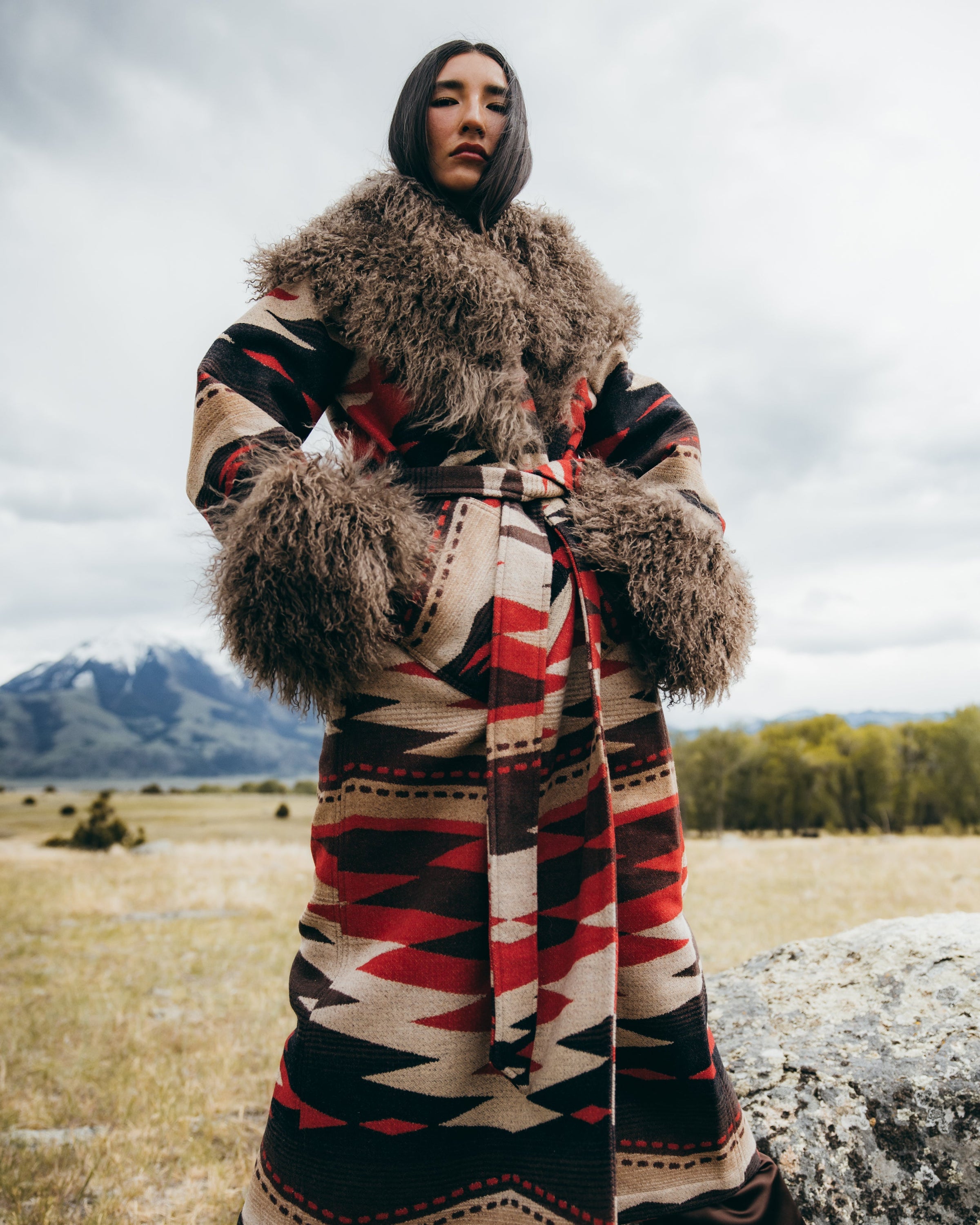 Crown Point Shearling Duster