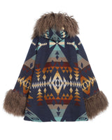 Diamond Peak Shearling Cloak