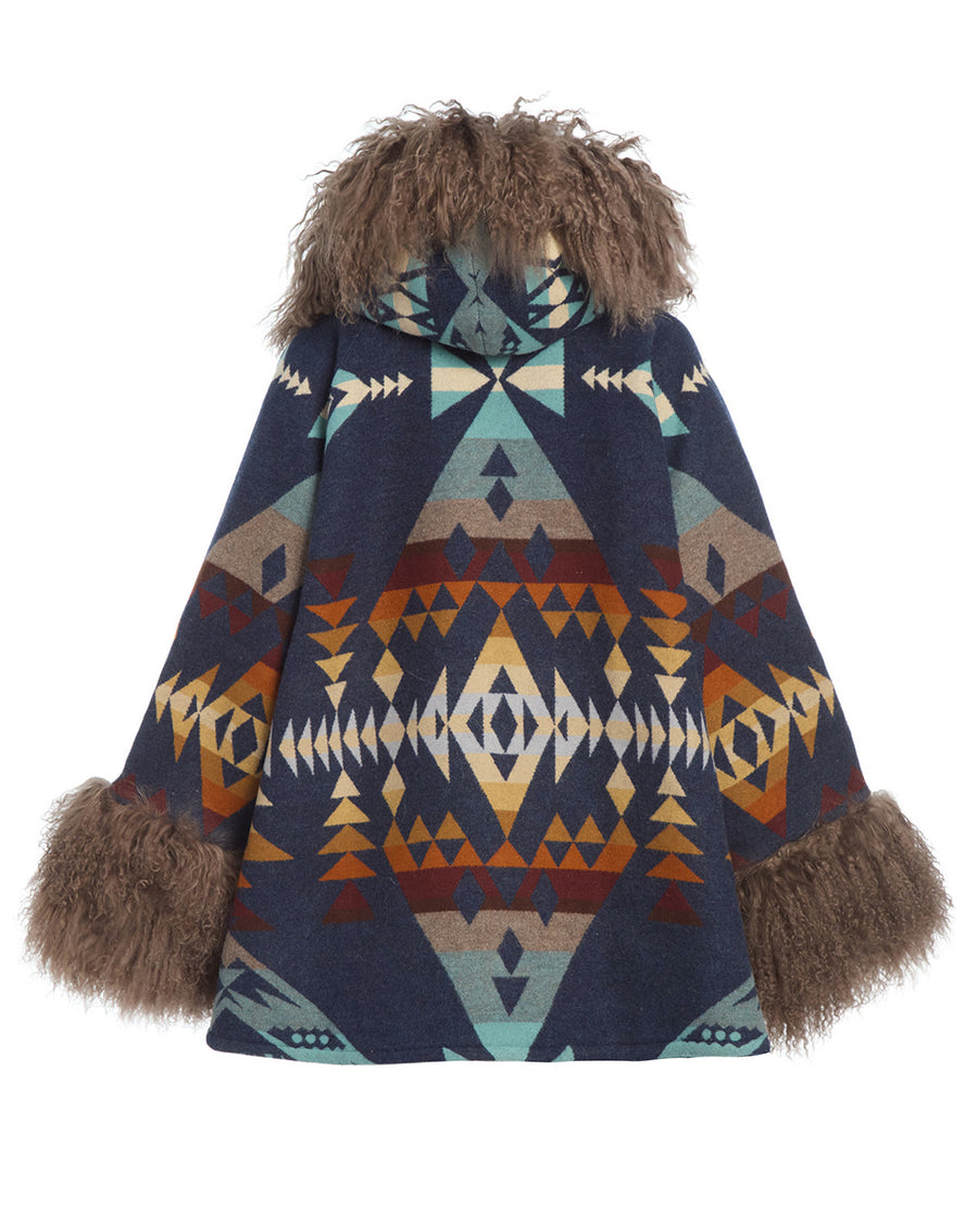 Diamond Peak Shearling Cloak, view 2