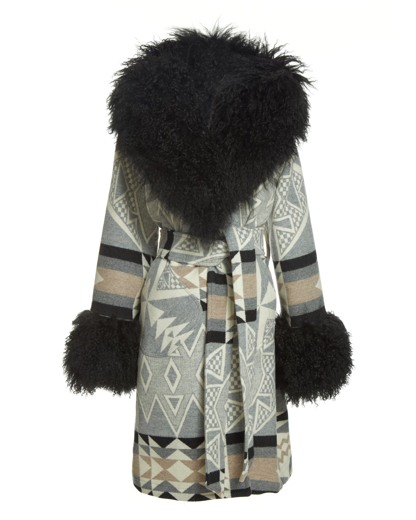 Diamond Ridge Black Smoking Robe