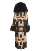 Harding Oxford Shearling Duster