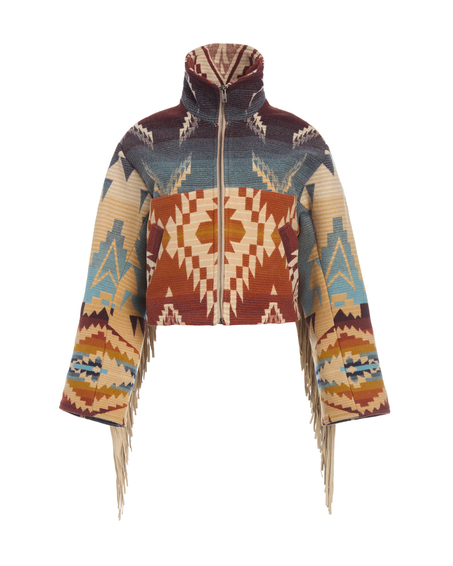Helena Ridge Fringe Cropped Archer