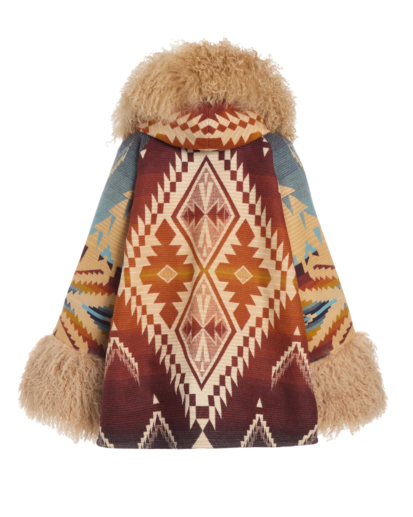 Helena Ridge Shearling Cloak