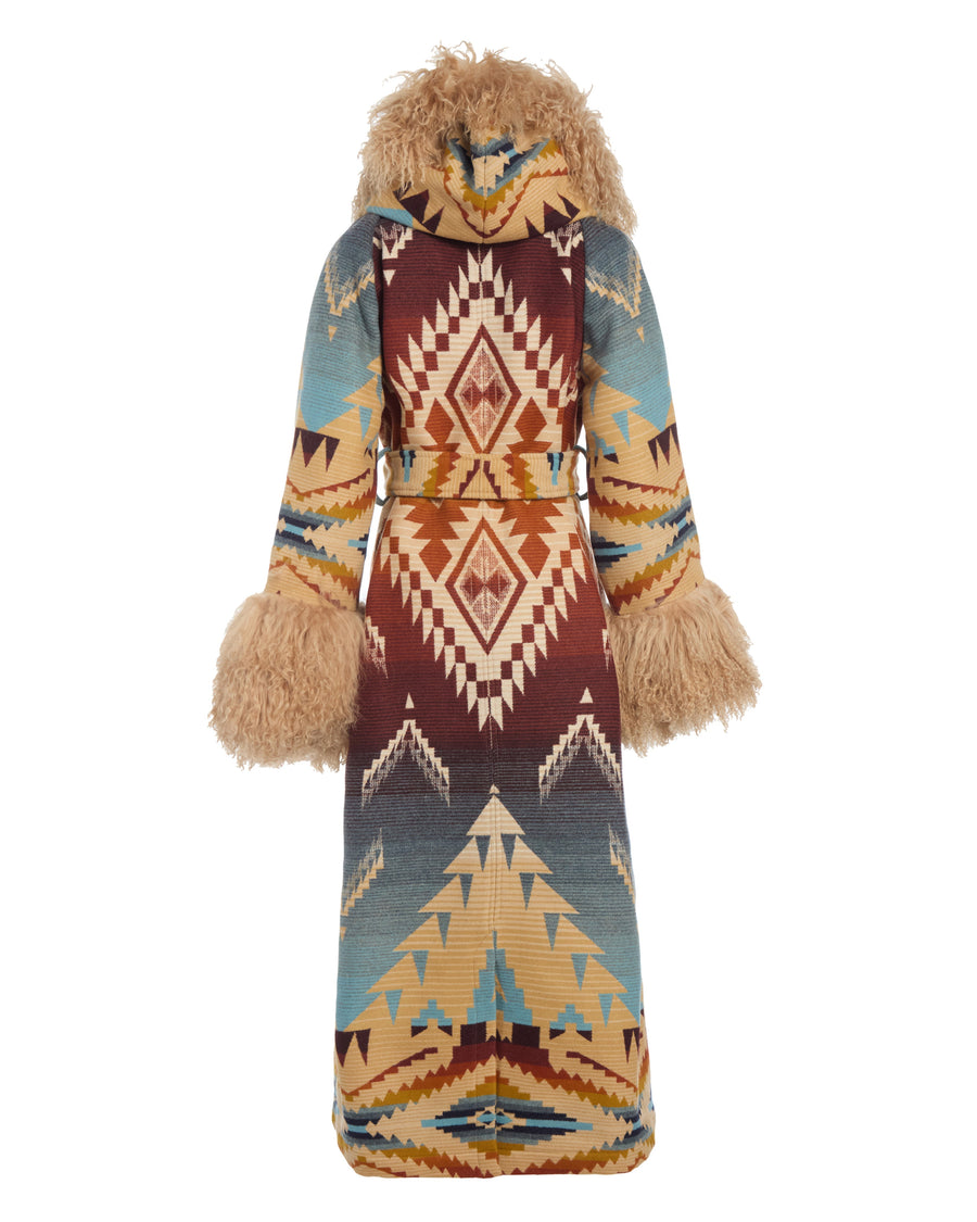 Helena Ridge Shearling Duster, view 2
