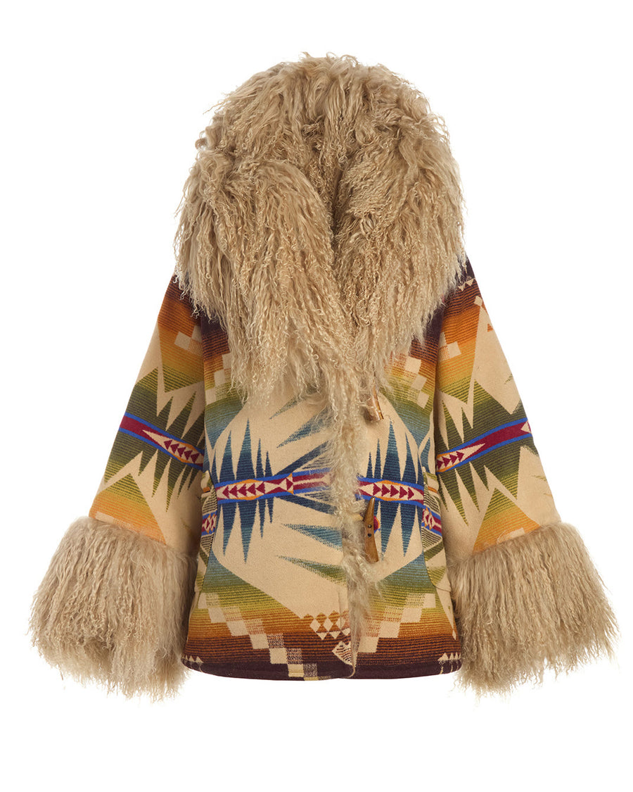 Mystic Lakes Shearling Cloak
