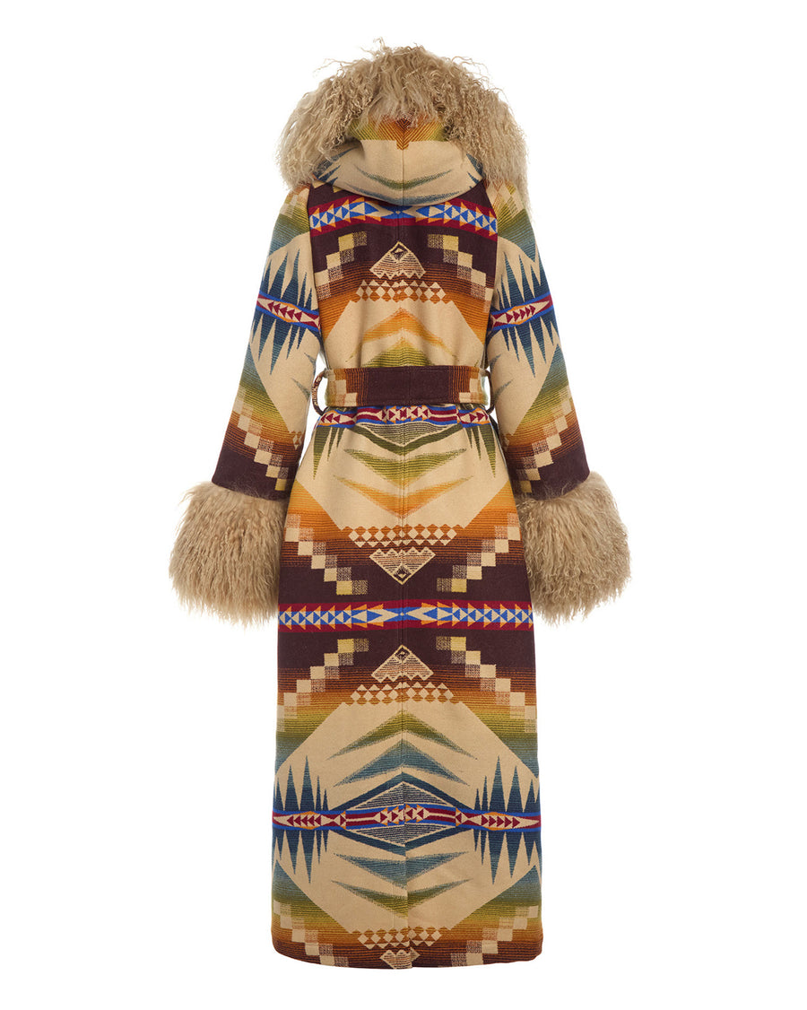 Mystic Lakes Shearling Duster, view 2