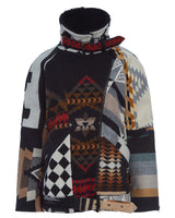 Neutral Patchwork Vic Love Bomber