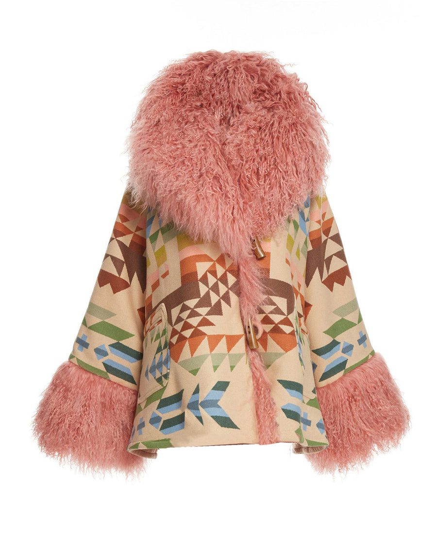 Opal Springs Shearling Cloak