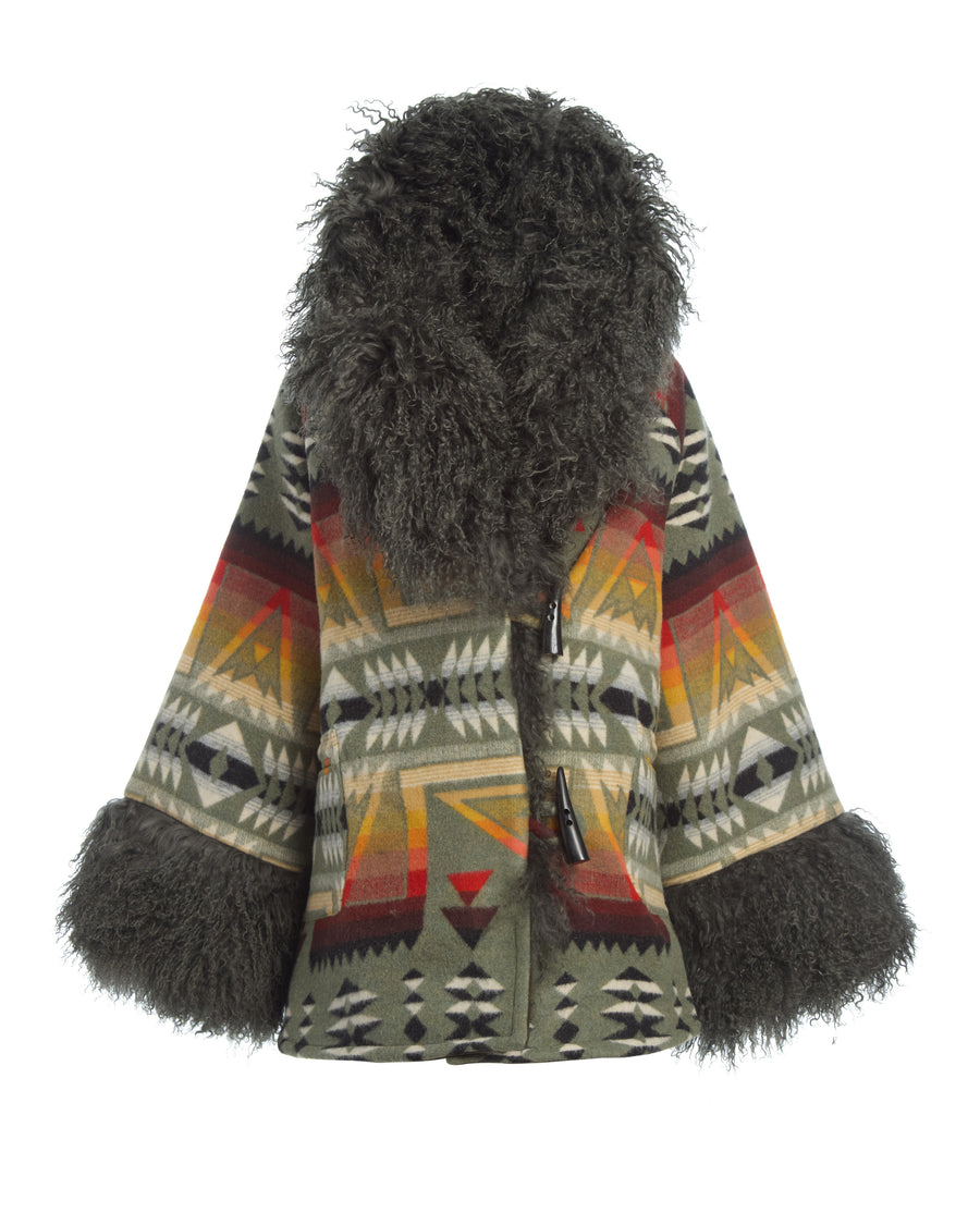 Ponderosa Shearling Cloak
